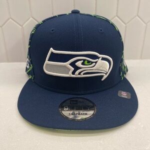 Seattle Seahawks New Era x Gatorade College Navy 9FIFTY Snapback Hat Special Edi